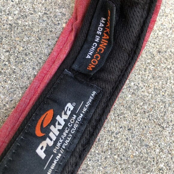 JAL GOLF Visor Hat Cap Men's One Size Jacob Lusk Adjustable Red Pukka - Picture 5 of 8